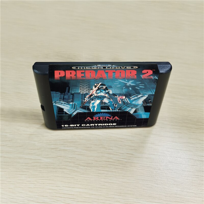 Predator 2 - 16 Ʈ MD  īƮ MegaDrive Genesis ܼ 